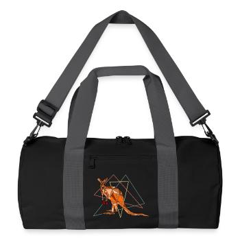 kangaroo! - Recycled Duffel Bag - black/graphite grey - Front