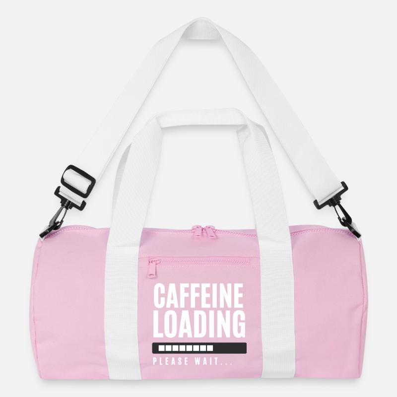 Koffein laden Bitte warten Recycelte Duffel Bag