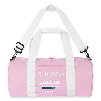 Chef de projet Gestion de projet Etudes Profession - Sac de sport recyclé - rose/blanc - Devant