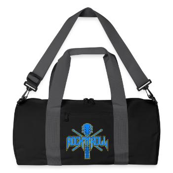 Emblème de guitare Rock & Roll - Sac de sport recyclé - noir/gris graphite - Devant