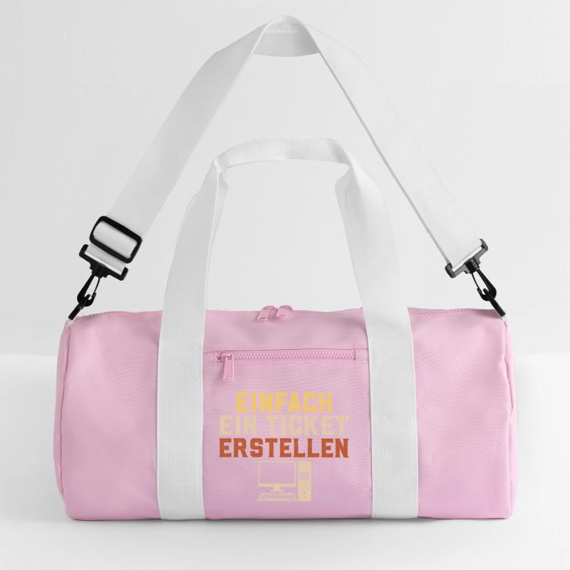 Computer Science JUST CREATE A TICKET Funny Recycled Duffel Bag