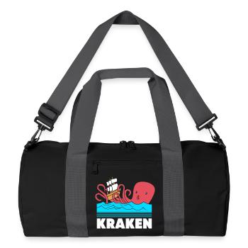 Octopus Octopus Octopus Octopus Squid - Recycled Duffel Bag - black/graphite grey - Front
