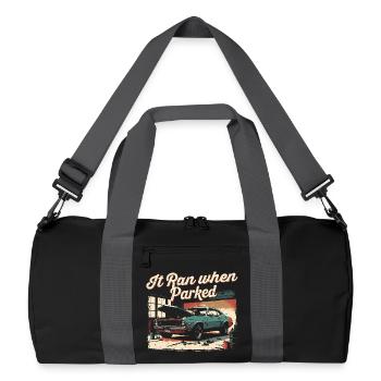 Auto Restauration It Ran When Parked - Recycled Duffel Bag - black/graphite grey - Front