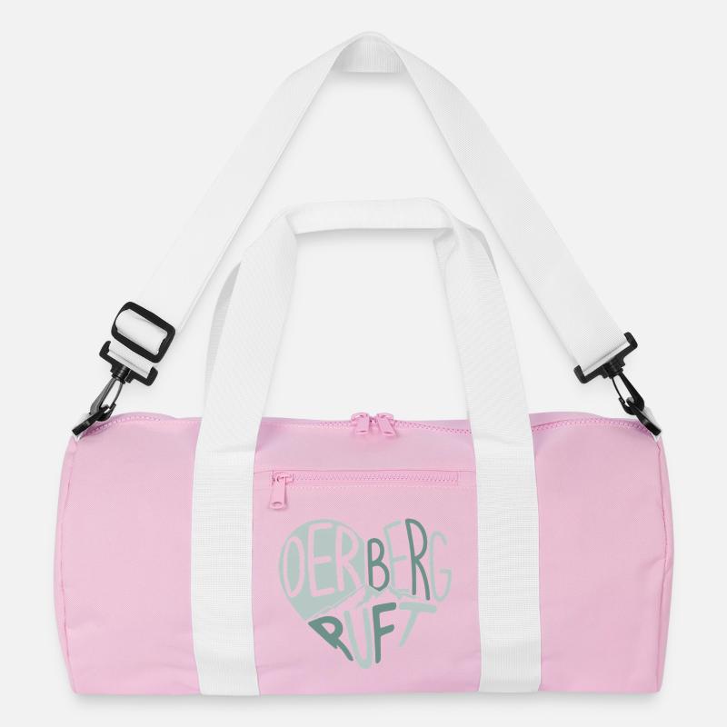 Der Berg ruft Herzdesign Recycelte Duffel Bag