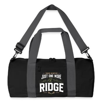 Chasse-écailles-chasseur-bois-cerf-cerf-cerf de Virginie - Sac de sport recyclé - noir/gris graphite - Devant
