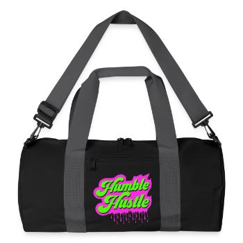Humble Hustle Entrepreneur Homme d’affaires Businesswo - Sac de sport recyclé - noir/gris graphite - Devant