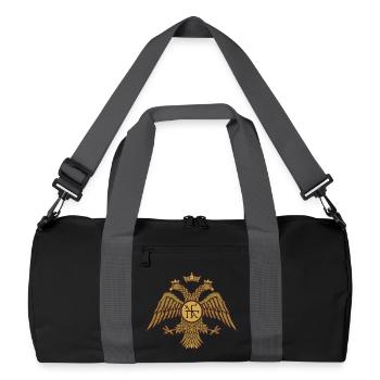 Byzantine Empire - Recycled Duffel Bag - black/graphite grey - Front