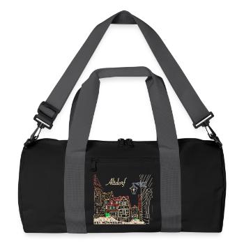 Altdorf près de Nuremberg, colombage, Bavière - Sac de sport recyclé - noir/gris graphite - Devant