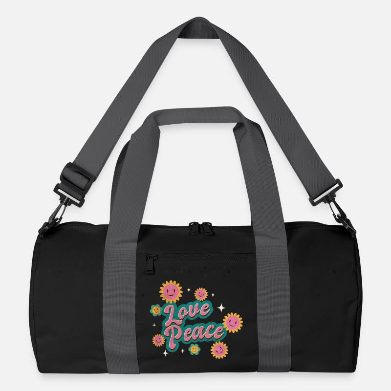 Liebe Frieden Recycelte Duffel Bag