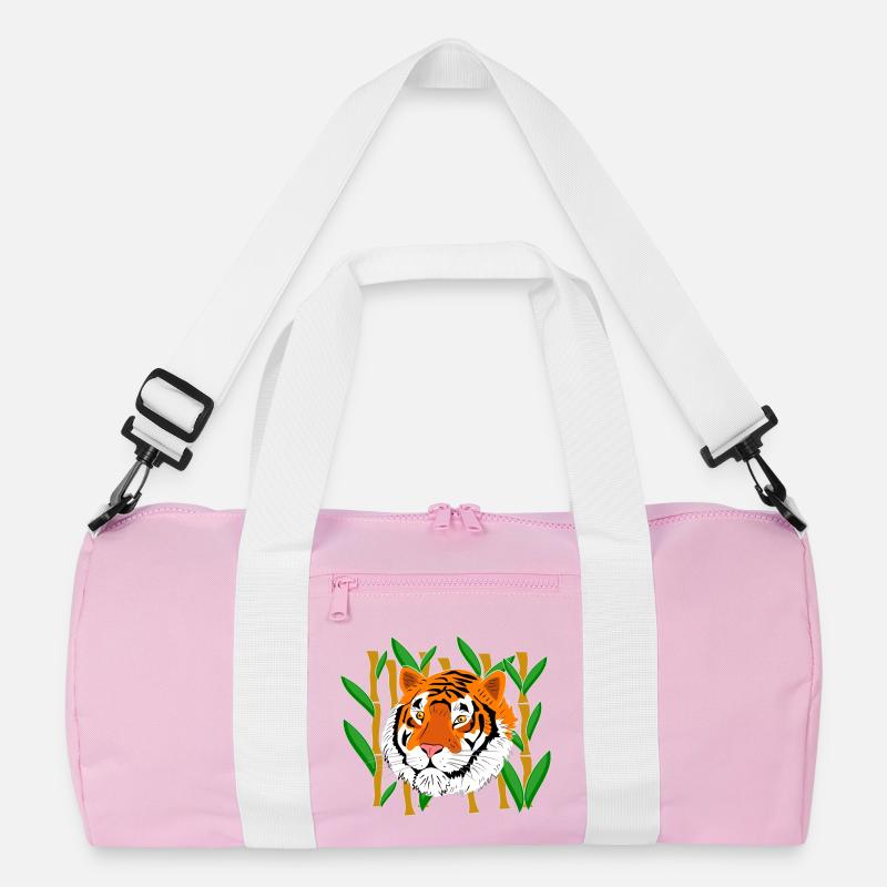 Tiger's Head Recycled Duffel Bag