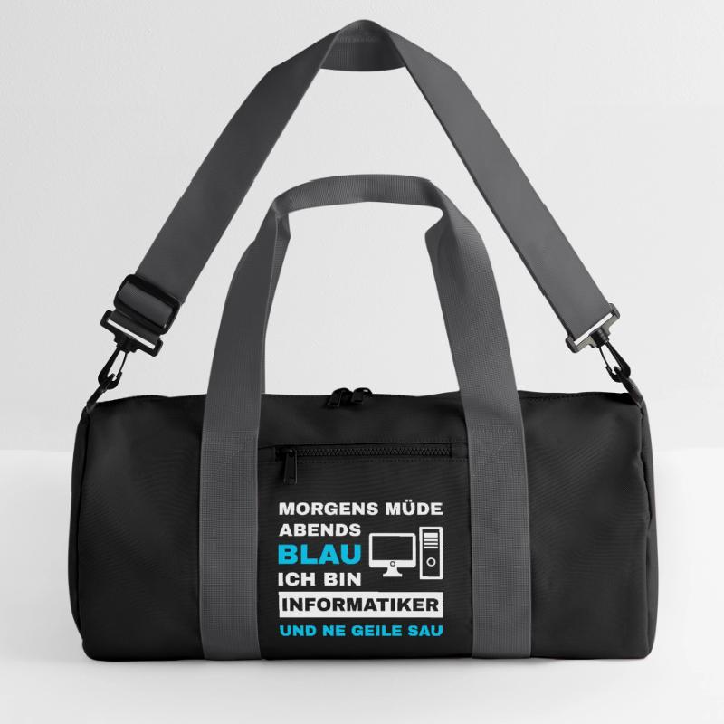 informatiker Programmierer Admin Sprüche Lustig Recycelte Duffel Bag