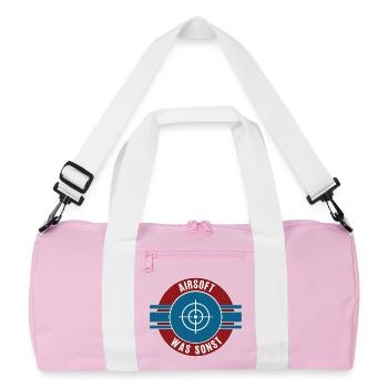 Jeu d’Airsoft Airsoft Jeu de terrain en équipe Airsoft - Sac de sport recyclé - rose/blanc - Devant