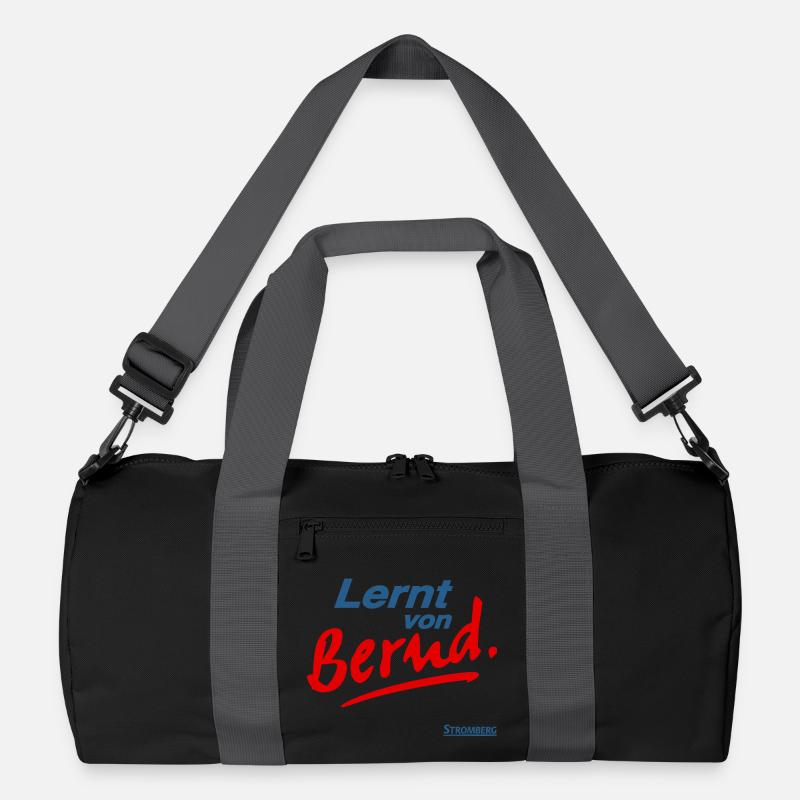 Stromberg Mit Spruch Lernt von Bernd Recycelte Duffel Bag