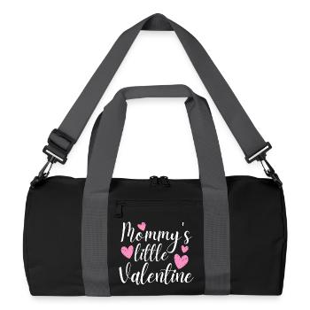 Mommy's Little Valentine - Sac de sport recyclé - noir/gris graphite - Devant