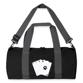 Jeu de cartes Jeu de cartes Symboles de Vie - Sac de sport recyclé - noir/gris graphite - Devant