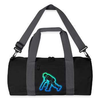 Cricket Boys Kids Men Cricketers - Recycled Duffel Bag - black/graphite grey - Front