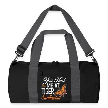  Entomology Insect Butterflies Eastern Tiger - Recycled Duffel Bag - black/graphite grey - Front