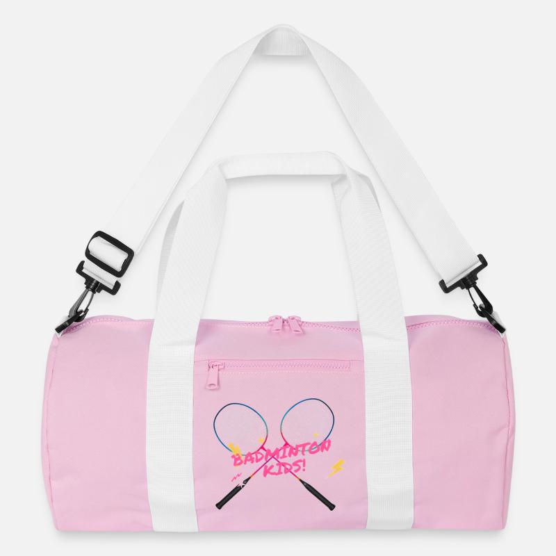 Badminton Kids Neon Racket Recycled Duffel Bag