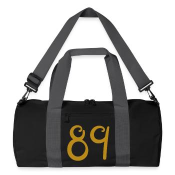 89 - Recycled Duffel Bag - black/graphite grey - Front