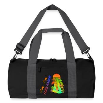 Amour des Caraïbes - Sac de sport recyclé - noir/gris graphite - Devant