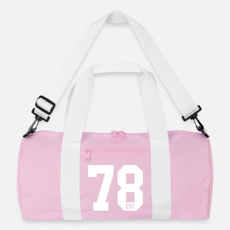 78 EST Bold Typography Recycelte Duffel Bag