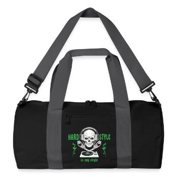 Musique Hard Style - Sac de sport recyclé - noir/gris graphite - Devant