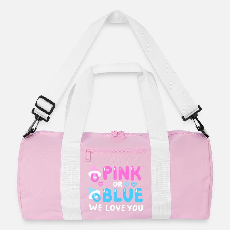 Gender Reveal Party Pink oder Blau Recycelte Duffel Bag