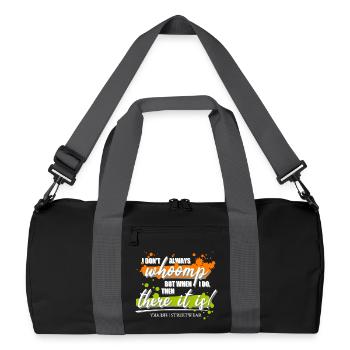 I don't always whoomp - Recycled Duffel Bag - black/graphite grey - Front