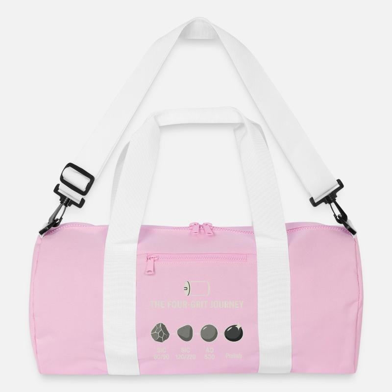 Der Vier-Schritte-Schleifprozess Recycelte Duffel Bag