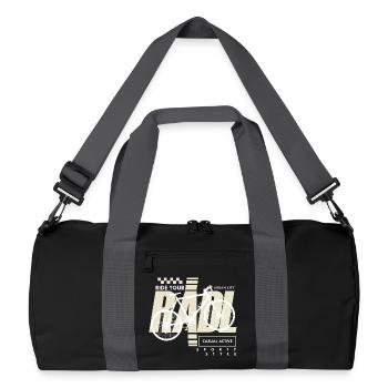 Urban Bike Casual Active Radl Radln - Recycelte Duffel Bag - Schwarz/Graphitgrau - Vorne