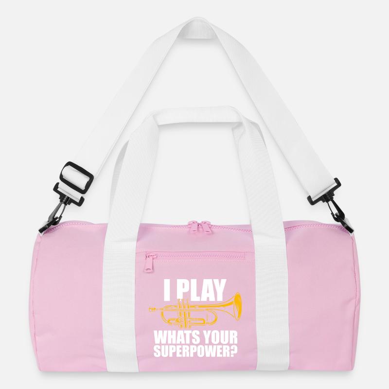 I play trumpet player Recycled Duffel Bag