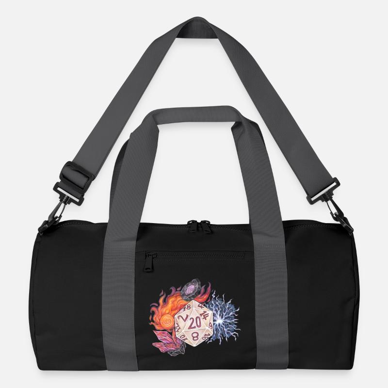 Magicien cadeau de dés D20 sur table RPG Sac de sport recyclé