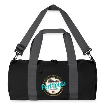 Port Louis Mauritius Indian Ocean Souvenir - Recycled Duffel Bag - black/graphite grey - Front