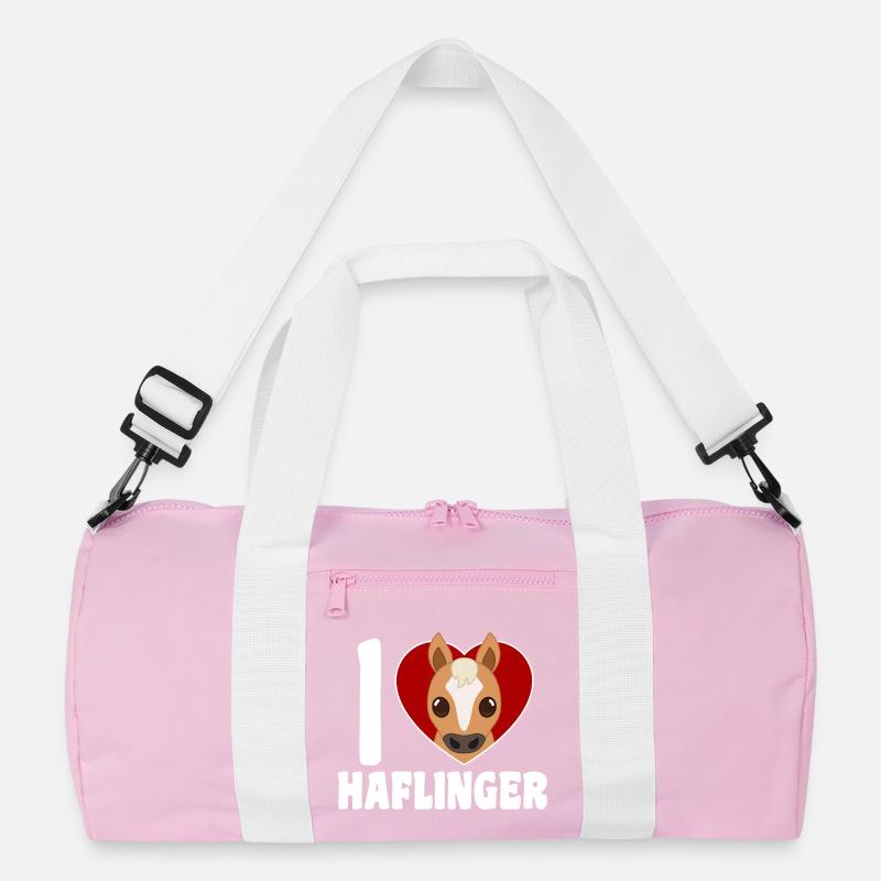 Ich liebe Haflinger - Herz Recycelte Duffel Bag