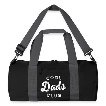 Cool Dad Club Est. 2026 - Recycelte Duffel Bag - Schwarz/Graphitgrau - Vorne