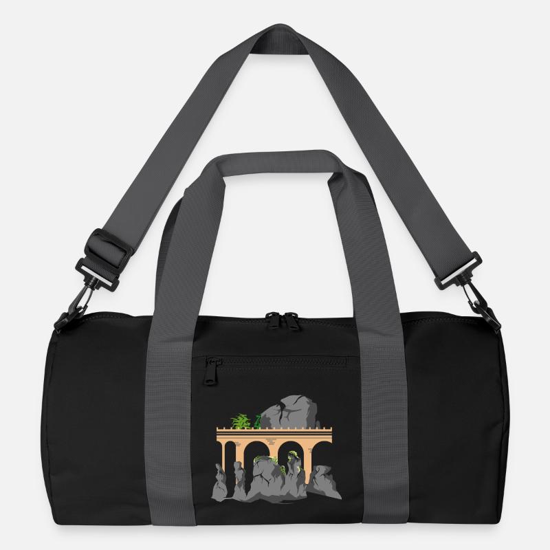 bastei saechsische schweiz berge geschenkidee Recycelte Duffel Bag