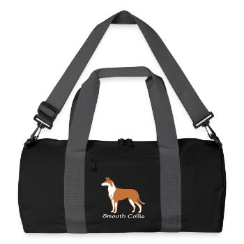 Colley sable à poil court - Sac de sport recyclé - noir/gris graphite - Devant