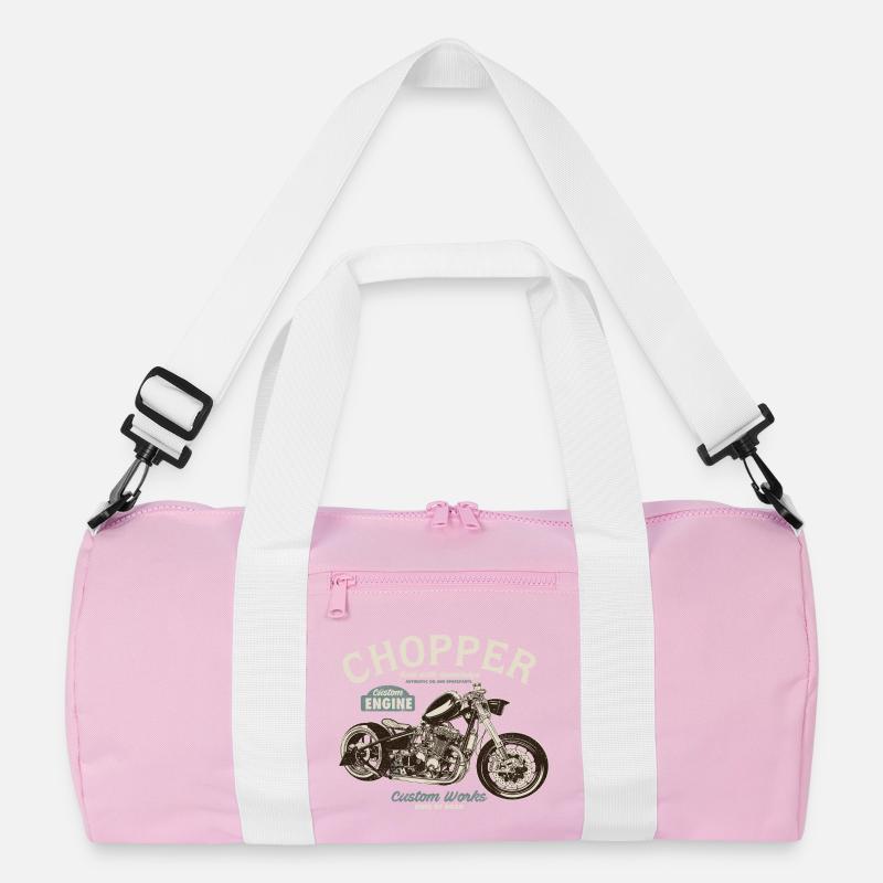 Chopper Custom Engine Recycled Duffel Bag