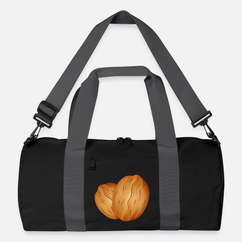 two beautiful luminous walnuts Recycled Duffel Bag