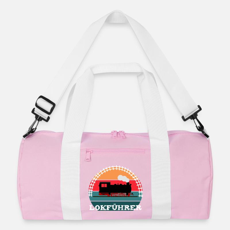 Lokführer Eisenbahn Dampflok Recycelte Duffel Bag