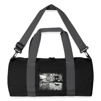 Hirondelle simson KR51 - Sac de sport recyclé - noir/gris graphite - Devant