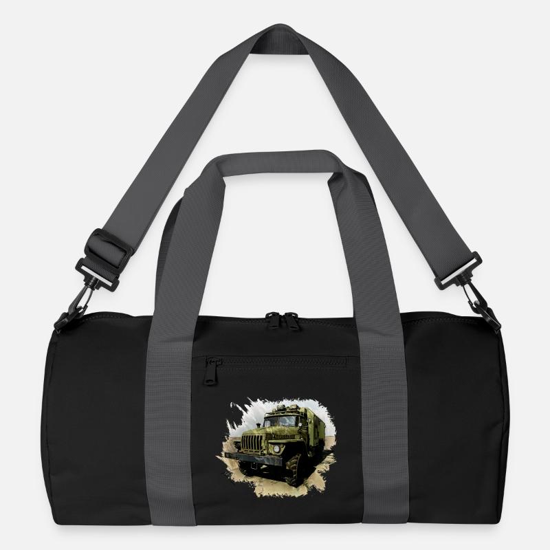 URAL 4320 mit Kofferaufbau - Recycelte Duffel Bag - Schwarz/Graphitgrau