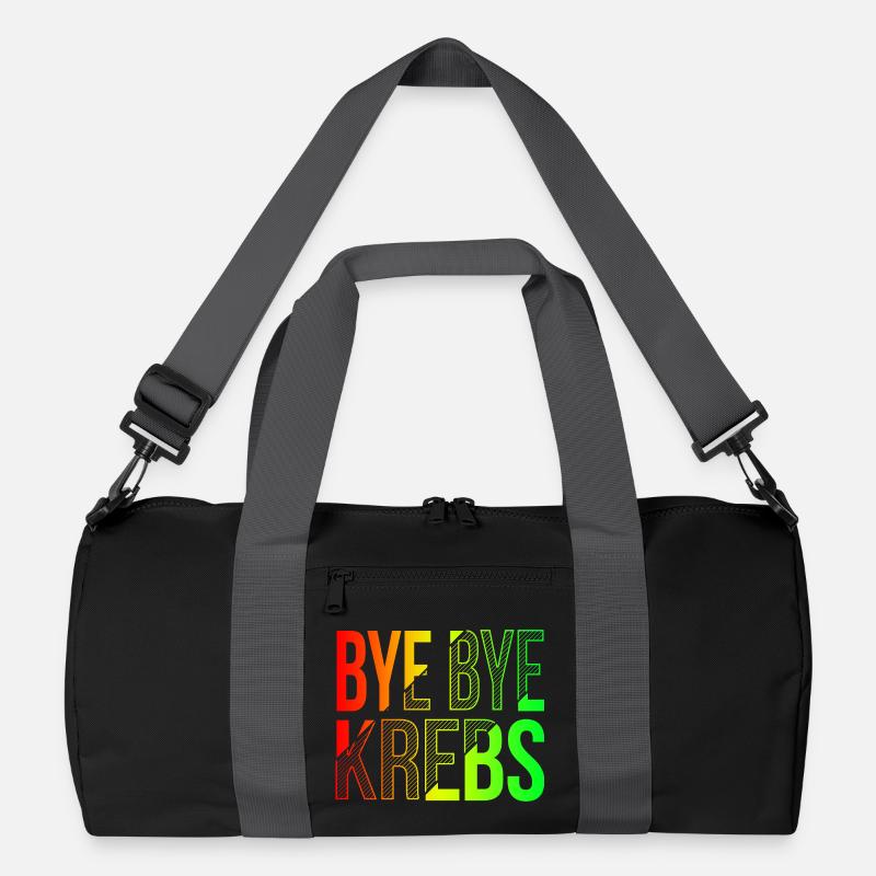 Bye Bye Kreps Regenbogen Design Recycelte Duffel Bag