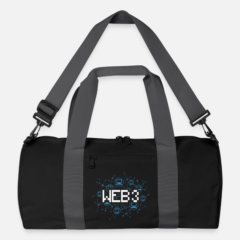 Web3 - Recycelte Duffel Bag - Schwarz/Graphitgrau