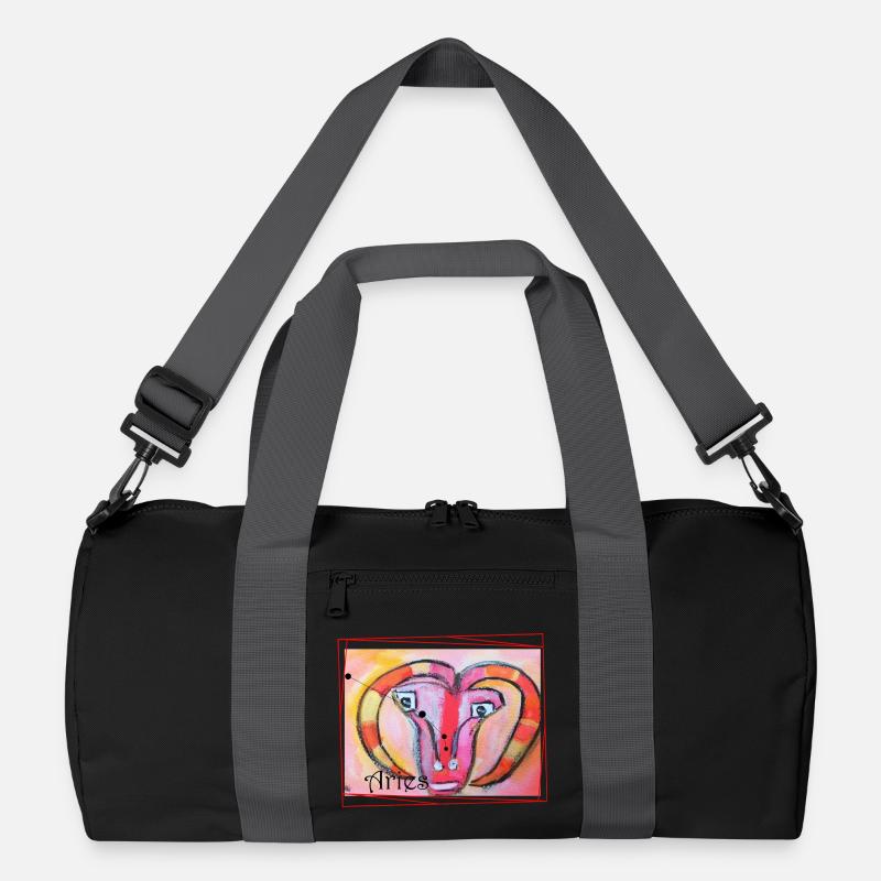 Widder Regenbogen Himmlische Kunst Recycelte Duffel Bag