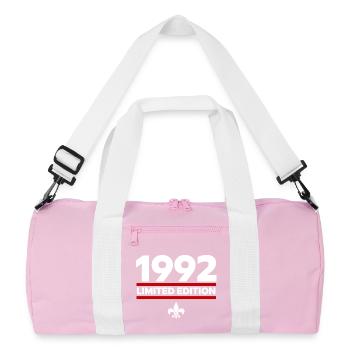 1992 Limited Edition - Recycelte Duffel Bag - Rosa/Weiß - Vorne