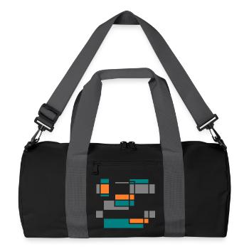 Graphic No.1 - Recycled Duffel Bag - black/graphite grey - Front
