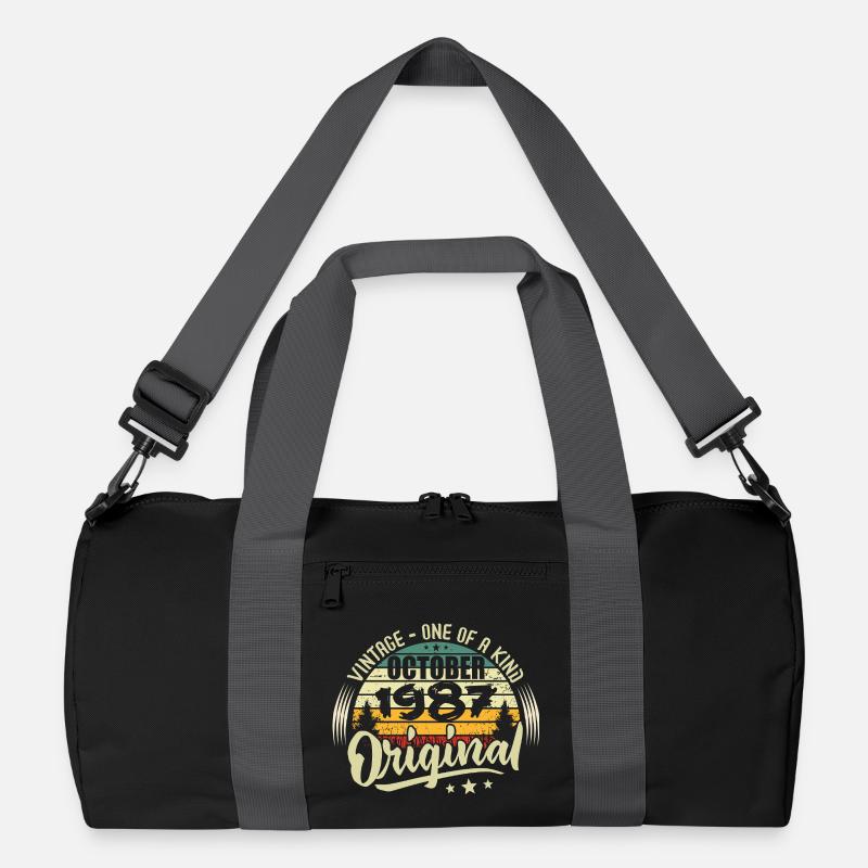 Oktober 1987 Geburtstagsgeschenk Recycelte Duffel Bag