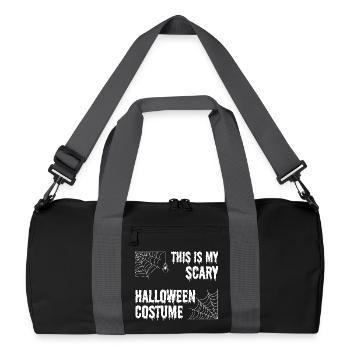 Scary Halloween Costume - Recycled Duffel Bag - black/graphite grey - Front
