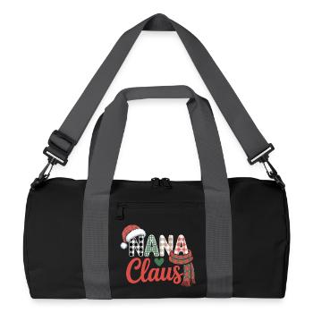 Noël de Nana Claus - Sac de sport recyclé - noir/gris graphite - Devant